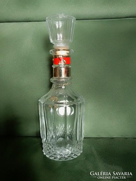 Old retro club99 whiskey bottle, with glass stopper, seal, labels, first Hungarian whiskey, collectors