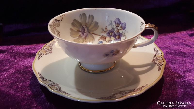 Porcelain tea cup with saucer 2 (l2828)