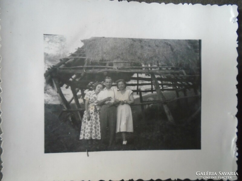 ZA162.4    - 10 db régi fotó    - IPOLYTARNÓC  1949  nyara - 1948  Balaton tél - 2 fotó
