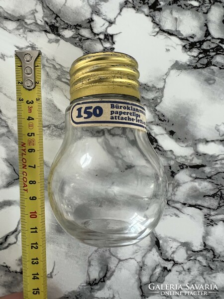 Light bulb, burner-shaped glass storage box