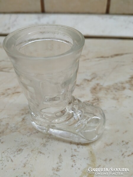 Glass boots, drinking glass for sale!