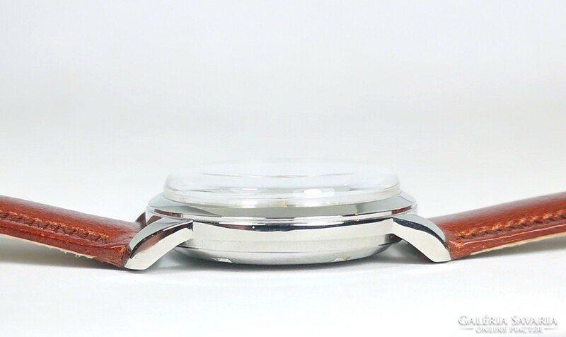 Perfecta automatic vatten-stötsaker Swiss steel case watch from the 1950s! Serviced!
