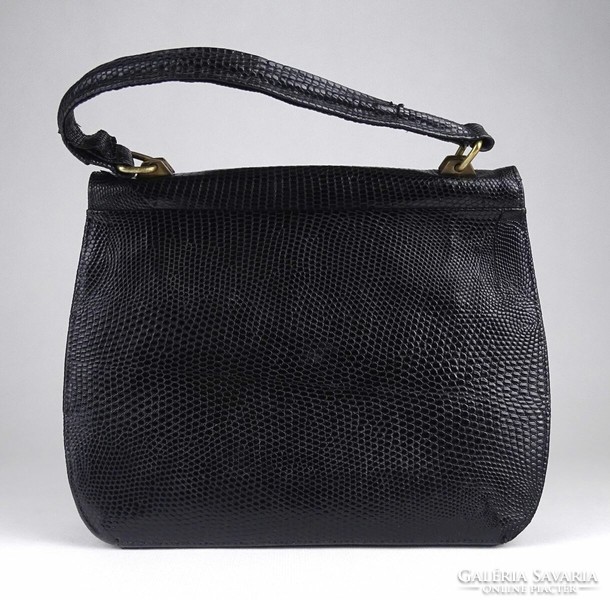 1K818 sophisticated black snakeskin women's theater bag ridicules