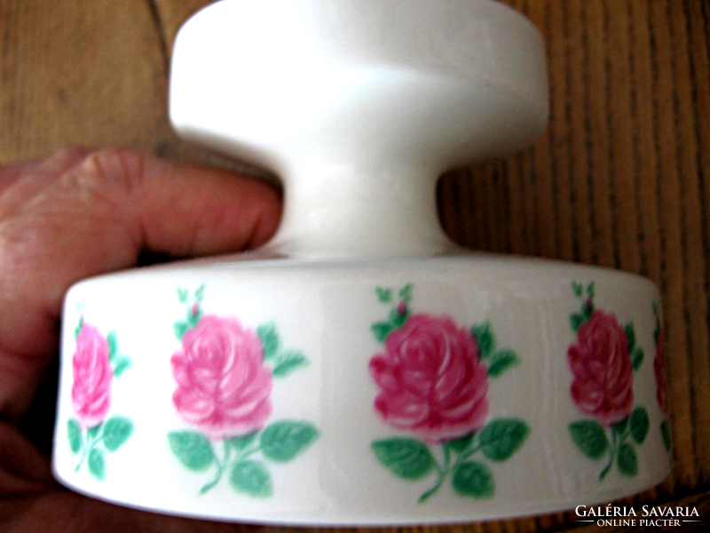 Art deco, retro rose marked vase
