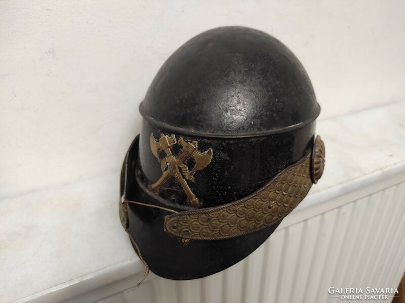 Antique firefighter suit equipment helmet 1830 feuerwehrhelme tool 938 6062