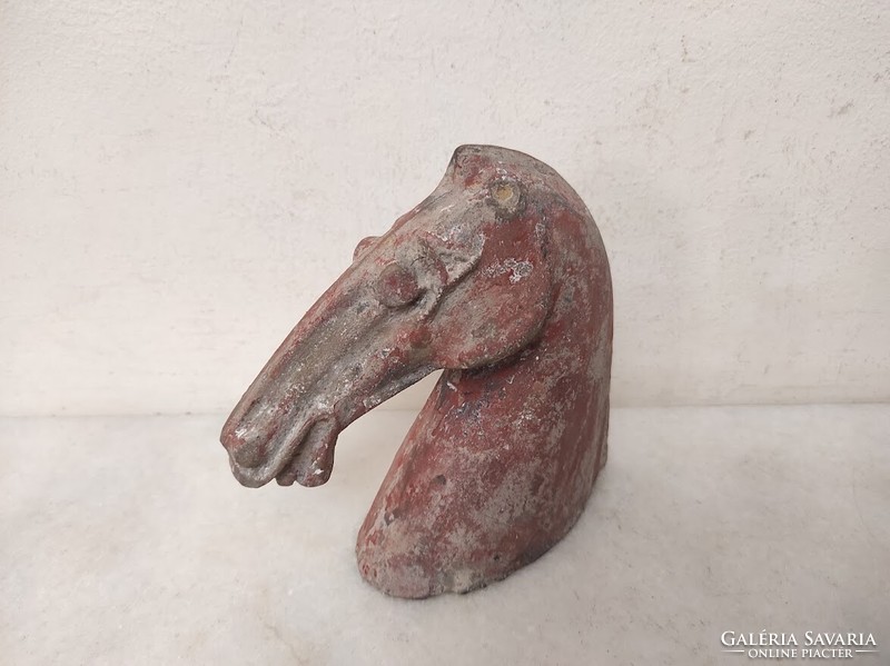 Antik kínai szobor ló fej Thang dinasztia terrakotta 525 5965