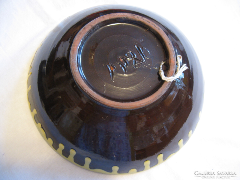 Retro lux elek wall ceramic bowl