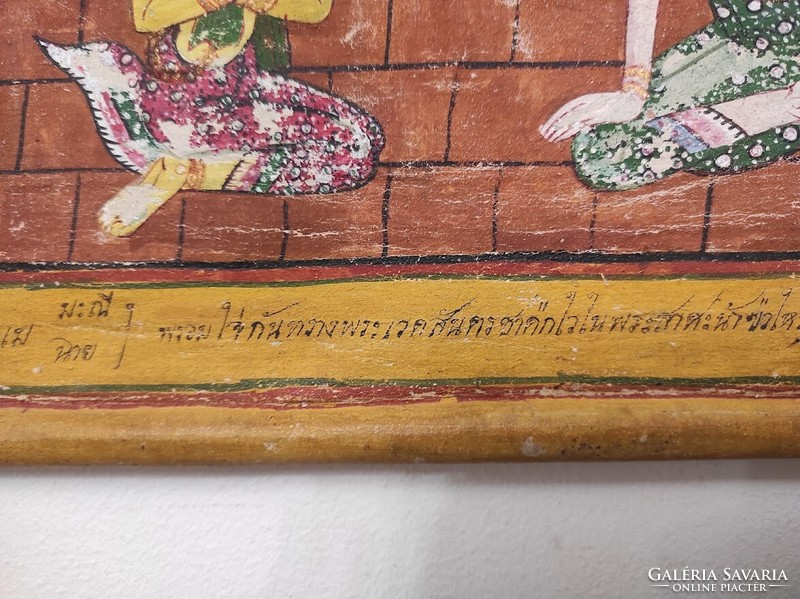 Antik thanka thangka buddha buddhista kép Thaiföld 926 6049