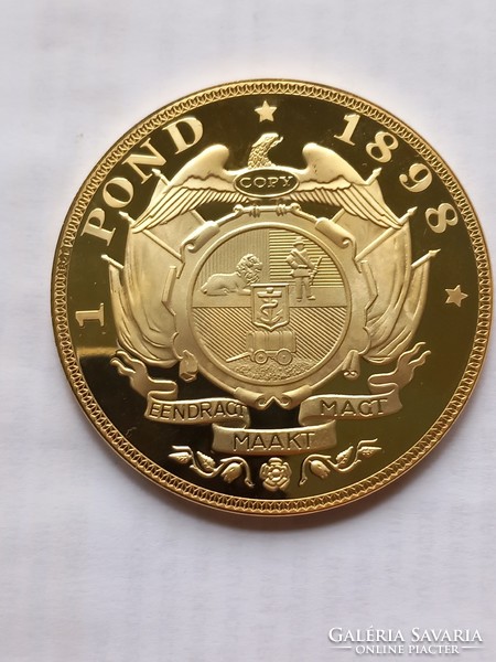 Dél-Afrikai Köztársaság 1 pound 1898 COPY