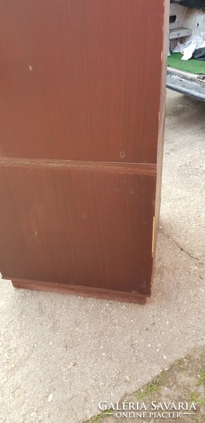 Retro mahogany corner cabinet....