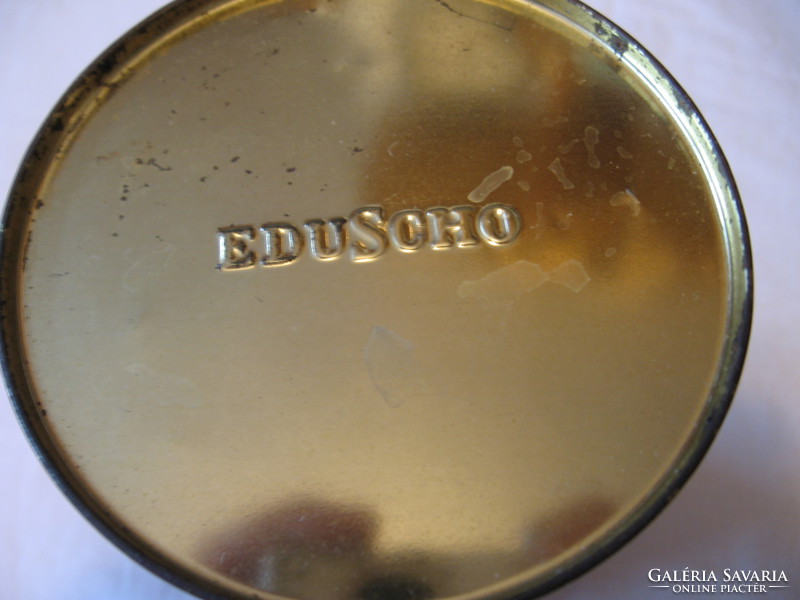 Retro rarity! Eduscho espresso diabolo coffee box with clasp