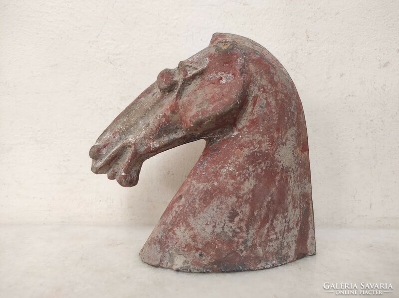 Antique Chinese statue horse head thang dynasty terracotta 525 5965