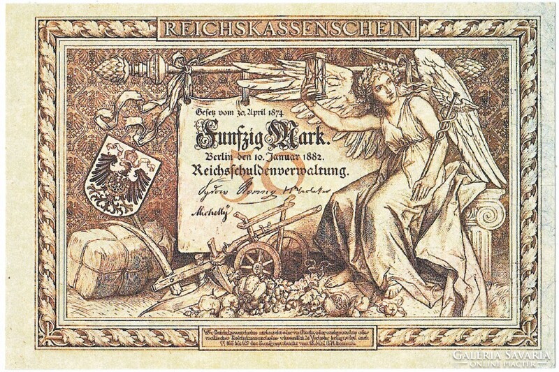 Németország 50 márka 1882 REPLIKA UNC
