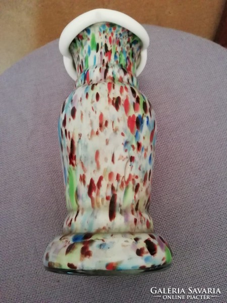 Muránói stílusú  üveg váza