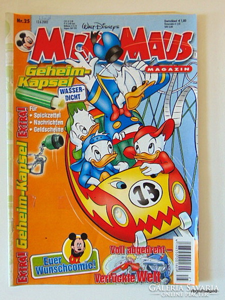 2002 June 13 / micky maus magazine / German / for birthday!? Original newspaper! No.: 23487