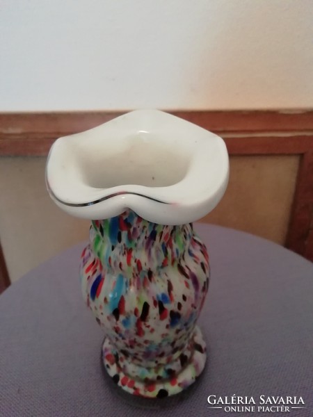 Murano style glass vase