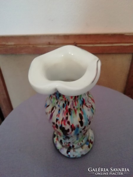 Murano style glass vase