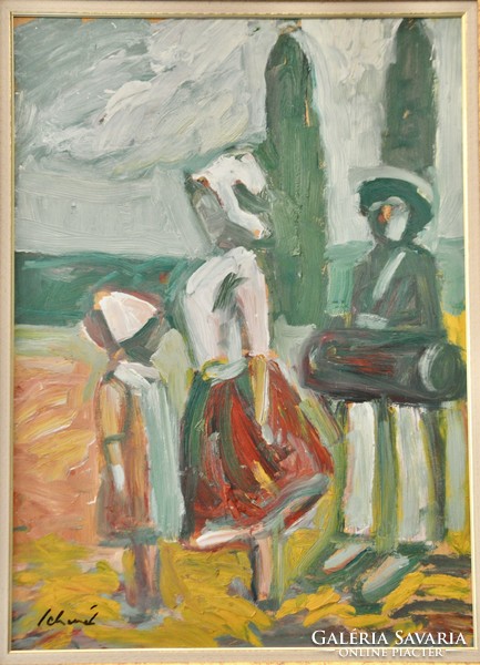 Mihály Schéner (1923-2009): Provence youth, 2002