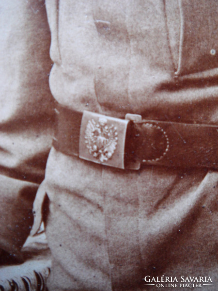 Antik fotó 1916 katona régi férfi fénykép