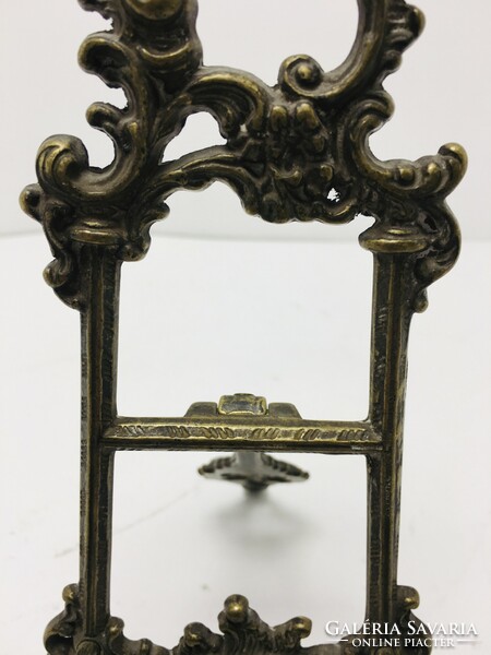 Easel patterned bronze ornament photo holder picture holder - 50418