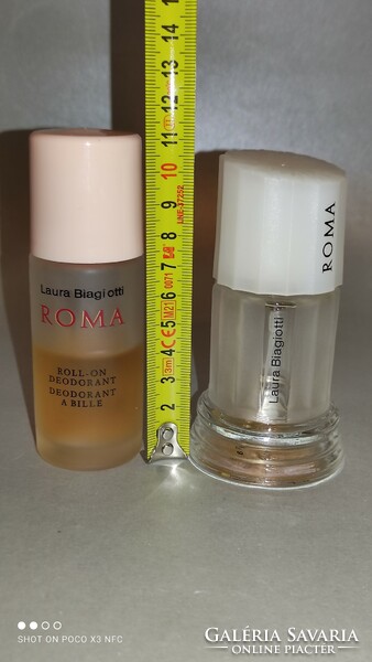 Vintage Laura Biagotti Roma  roll-on és edt parfüm 50 ml kevés van benne