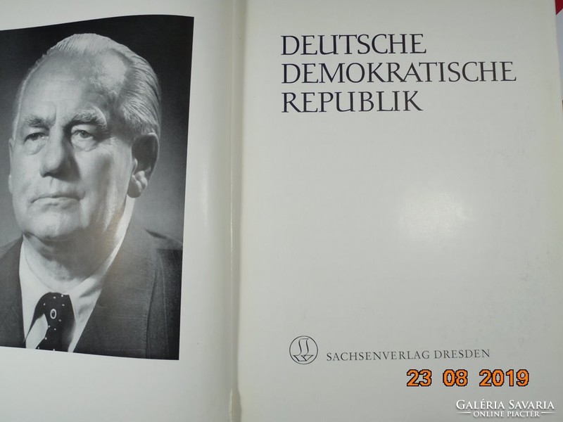 DDR - NDK - Német Demokratikus Köztársaság - retro fotóalbum, képeskönyv 1960-as kiadás
