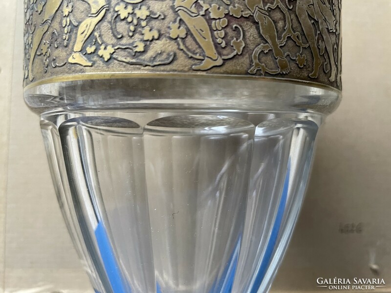 Extremely rare moser glass vase marked