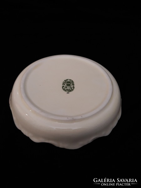 Zsolnay butterfly pattern ashtray - marked porcelain ashtray, butterfly pattern