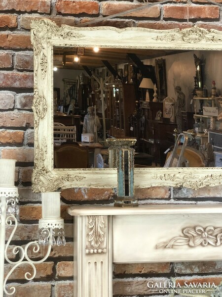 Vintage carved wall mirror 01.