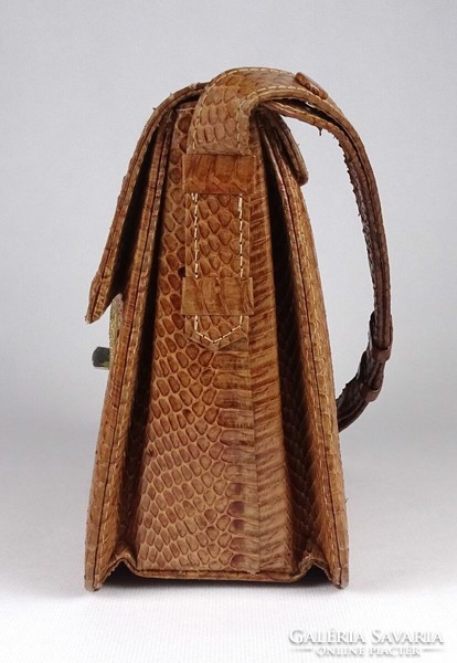 1K819 Exkluzív valódi kígyóbőr női színházi táska ridikül