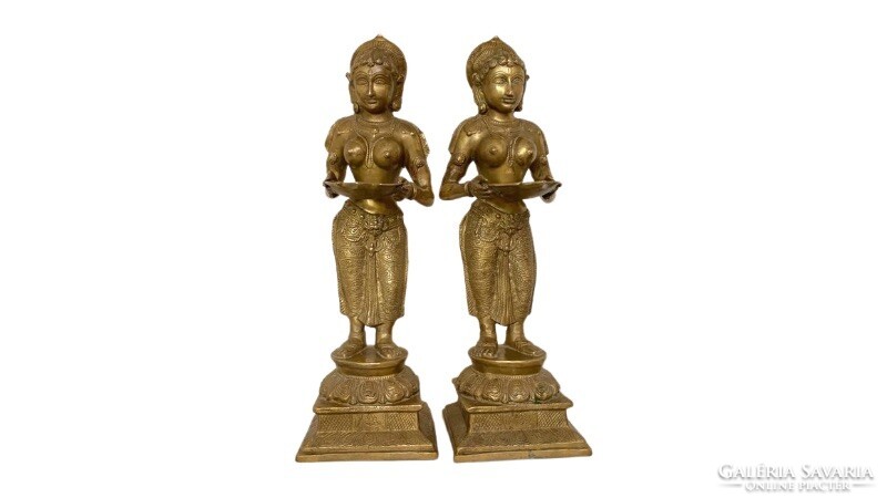 Large oriental spiritual statue in a pair