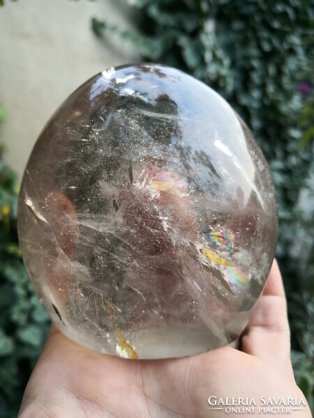 Large smoky quartz, mineral crystal