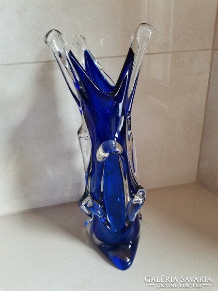 Színezett üveg váza