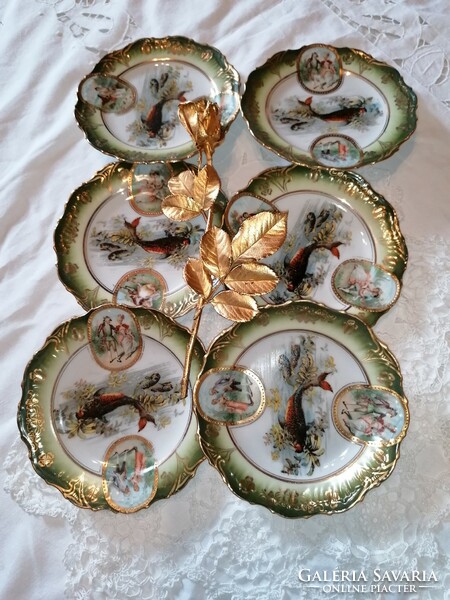 Antique, bider, hinged fish plates