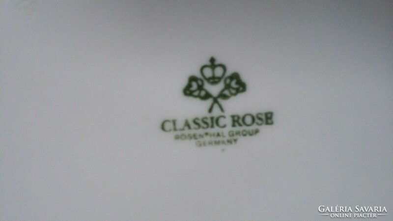 Régi német Classic Rose Rosenthal tányér