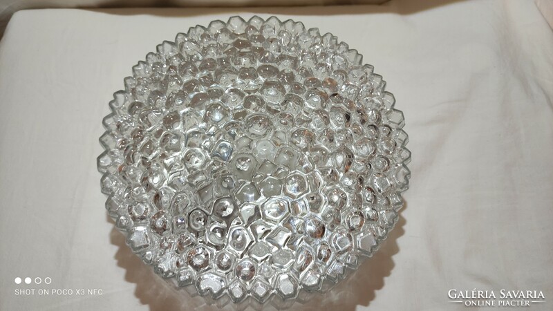 Marked original limburg bega boom helena tynell design glass ceiling or wall lamp 1960s