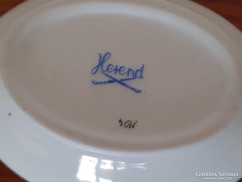 Old Herend porcelain mini ashtray ashtray