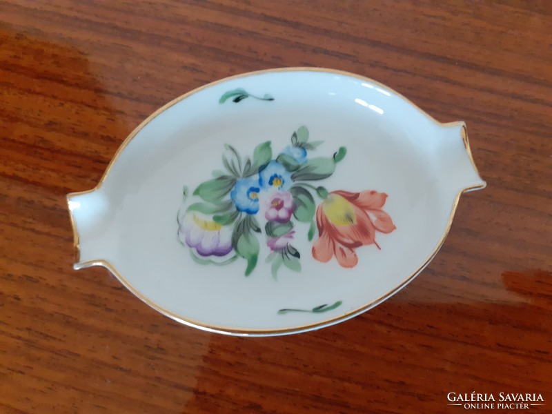 Old Herend porcelain mini ashtray ashtray