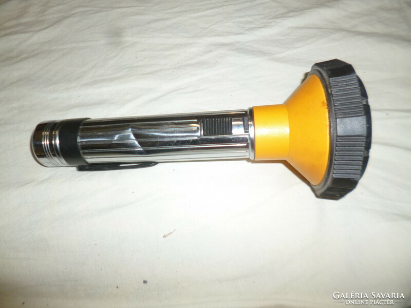 Old retro large rod flashlight