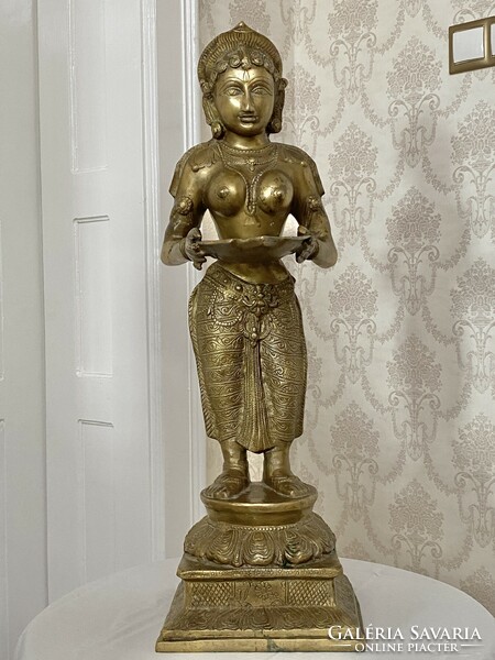 Large oriental spiritual statue in a pair