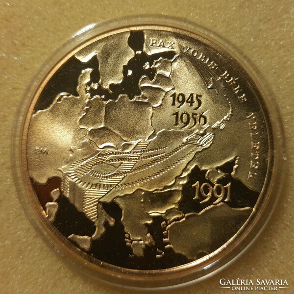 KONYEC 1991 aranyozott bronz PP   (posta van)  !