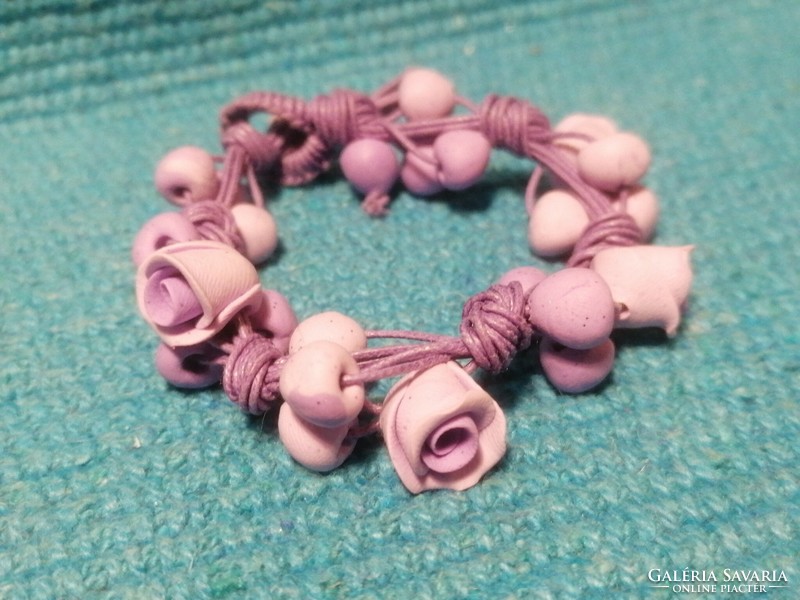 Purple Rose Craftsman Bracelet (422)