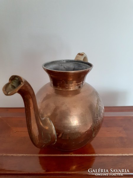 Old copper Indian small jug spout 1 pc