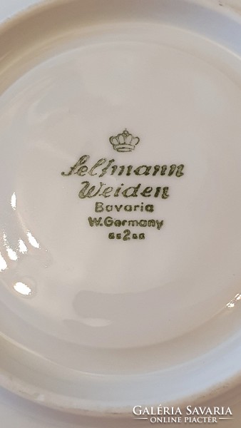 Seltmann Weiden Bavarian German porcelain mocha and coffee set for 6 people.