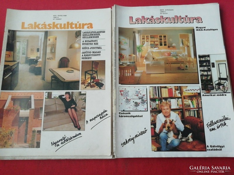 Retro apartment culture magazines, newspapers, 15 pcs
