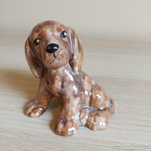Ceramic dog figure