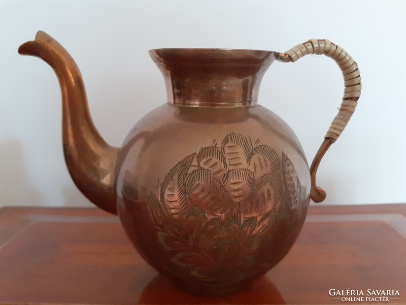 Old copper Indian small jug spout 1 pc
