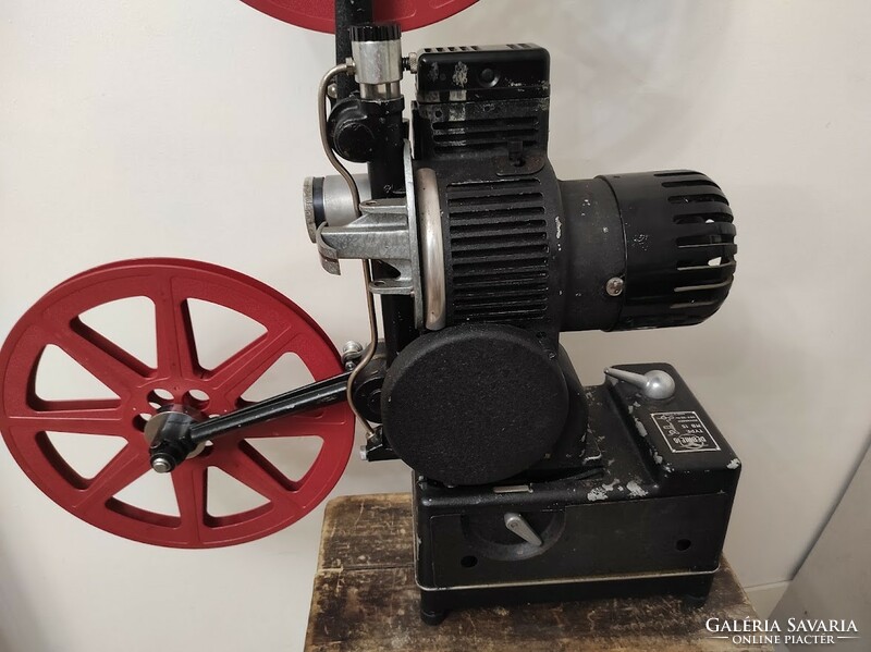 Antique film projection machine cinema projector large heavy machine in original wooden box 543 5982