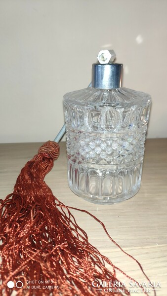 Vintage öntött üveg parfümös üveg parfümszóró