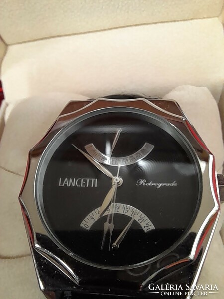 Brand new lancetti retrograde men's watch in watch box.